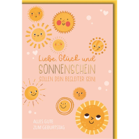 Geburtstag Glücksmomente Glückwunschkarte mit...