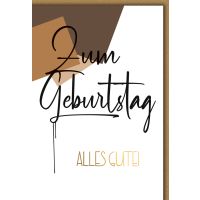 Geburtstag Gentlemens Club Glückwunschkarte mit...
