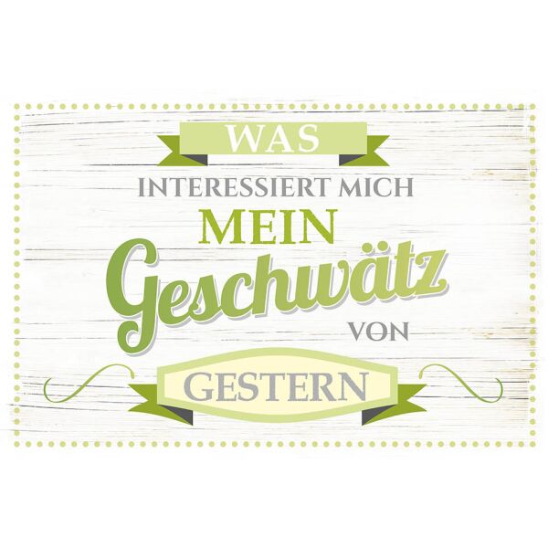 Postkarte „Was interessiert mich mein Geschwätz von gestern“ – Helmut Schmidt