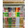 Geschenkpapiertruhe - Holzmöbel - weiß - 125 x 165 x 53 cm (BxHxT) - Verkaufsständer für Röllchen - Warenträger - leer - unbestückt - Gesamt-UVP: 999,00