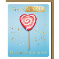 Geburtstag Glückwunschkarte mit Umschlag