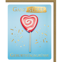 Geburtstag Glückwunschkarte mit Umschlag