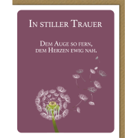 Trauer Beileid Kondolenz Trauerkarte 10,5 x 12,8 cm mit...