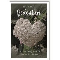 A Trauer Beileid Kondolenzkarte mit Umschlag Weißes...
