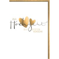 Hochzeit  - Glückwunschkarte im Format 11,5 x 17 cm...