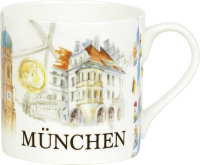 Becher Stadt München - Bone China Mug - Size:...