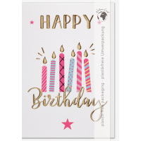 Geburtstag Good Vibes unverpackte Glückwunschkarte...