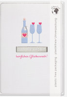 Hochzeit - Good Vibes - Glückwunschkarte im Format...