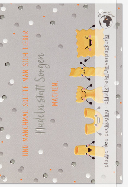 Allgemeine Wünsche - Good Vibes - Glückwunschkarte im Format 11,5 x 17 cm mit Briefumschlag