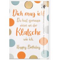 Geburtstag Good Vibes unverpackte Glückwunschkarte...