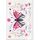 Ohne Text Blanco Good Vibes unverpackte Glückwunschkarte mit Umschlag Schmetterling Blumen