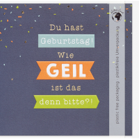 Geburtstag Good Vibes quadratische Glückwunschkarte...