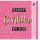 Geburtstag Good Vibes Quadratische unverpackte Glückwunschkarte mit Umschlag Pink Leopard Happy Birthday