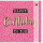 Geburtstag Good Vibes Quadratische unverpackte Glückwunschkarte mit Umschlag Pink Leopard Happy Birthday