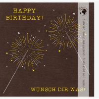 Geburtstag Good Vibes Quadratische unverpackte...