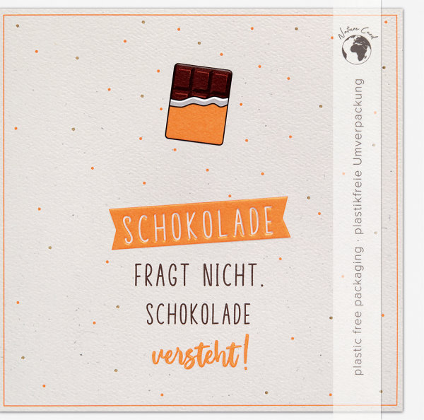Allgemeine Wünsche - Good Vibes - Glückwunschkarte im Format 15,5 x 15,5 cm mit Briefumschlag