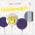 25. Geburtstag Good Vibes Quadratische unverpackte Glückwunschkarte mit Umschlag 25 Herzlichen Glückwunsch Alles Liebe