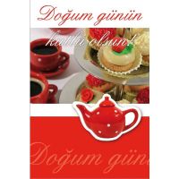 Sortiment Türkische Karten - 80 Glückwunschkarten - 16 Dekore á 5 Doppelkarten mit Umschlag - UVP-Gesamt: € 200,00