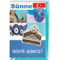 Sortiment Türkische Karten - 80 Glückwunschkarten - 16 Dekore á 5 Doppelkarten mit Umschlag - UVP-Gesamt: € 200,00