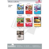 Sortiment Türkische Karten - 80 Glückwunschkarten - 16 Dekore á 5 Doppelkarten mit Umschlag - UVP-Gesamt: € 200,00
