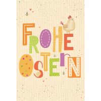 Ostern Zuckerrohrpapier Glückwunschkarte mit...