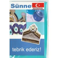 Sortiment Türkische Karten - 16 Glückwunschkarten - 16 Dekore á 1 Doppelkarte mit Umschlag - UVP-Gesamt: € 40,00