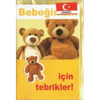 Sortiment Türkische Karten - 16 Glückwunschkarten - 16 Dekore á 1 Doppelkarte mit Umschlag - UVP-Gesamt: € 40,00