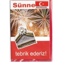 Sortiment Türkische Karten - 16 Glückwunschkarten - 16 Dekore á 1 Doppelkarte mit Umschlag - UVP-Gesamt: € 40,00
