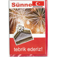 Sortiment Türkische Karten - 16 Glückwunschkarten - 16 Dekore á 1 Doppelkarte mit Umschlag - UVP-Gesamt: € 40,00
