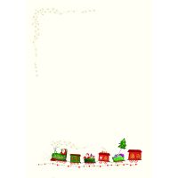 Briefpapier Skorpions Art Zug Weihnachten Set mit 10...