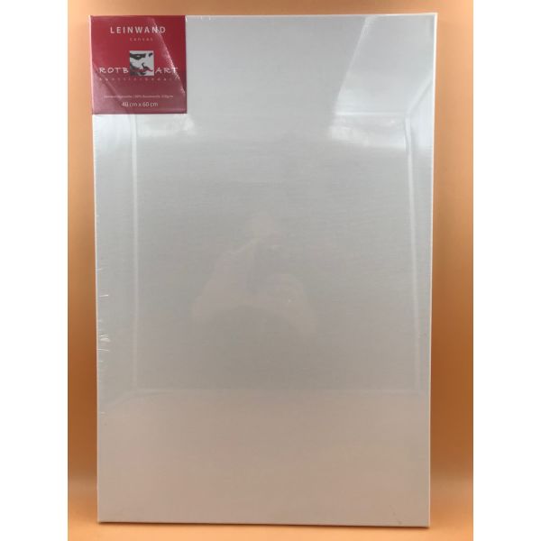 Leinwand 40x60cm - Keilrahmen - Rotbart Leinwandgewebe - Künstlerbedarf