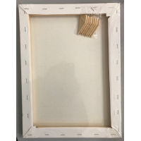 Leinwand 40x60cm - Keilrahmen - Rotbart Leinwandgewebe - Künstlerbedarf