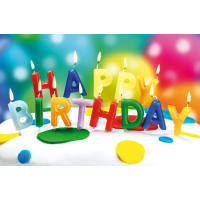 Geburtstag Glückwunschkarte mit Umschlag Kerzen...