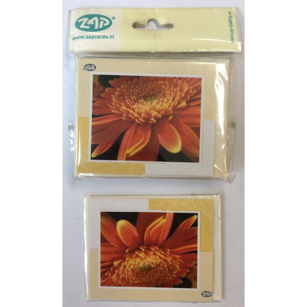 Ohne Text – Minikarte – 9 x 7,8 cm – mit Briefumschlag – Seerose
