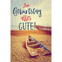 Geburtstag Glückwunschkarte mit Umschlag kaputtes...