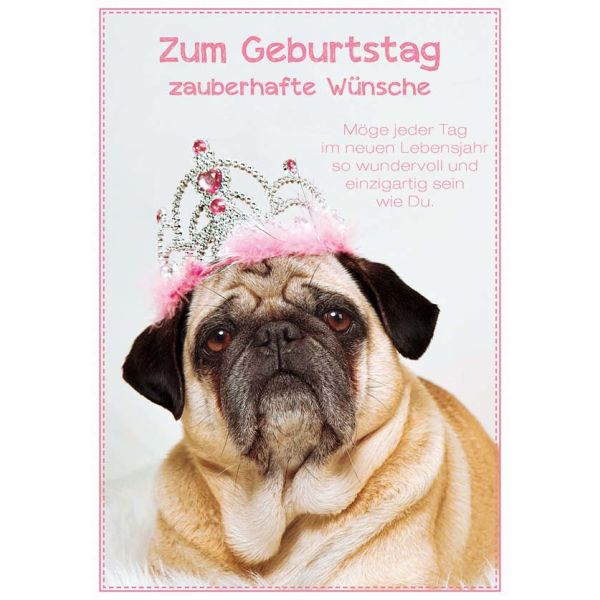 Geburtstag – Colourful Life - Postkarte im Format 10,5 x 14,7 cm mit Umschlag – Zum Geburtstag wünsche ich Dir:... - Luftballons – BSB