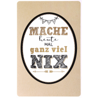 Postkarte True Words Glückwunschkarte "Mache...