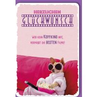 Allgemeine Wünsche Glückwunschkarte mit...