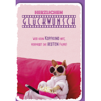 Allgemeine Wünsche Glückwunschkarte mit...