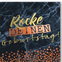 Geburtstag quadratische Glückwunschkarte mit...