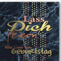 Geburtstag quadratische Glückwunschkarte mit...