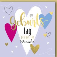 Geburtstag Quadratische Glückwunschkarte mit...