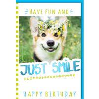 Geburtstag Glückwunschkarte mit Umschlag Hund