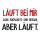 Postkarte #like Läuft bei mir zwar rückwärts und bergab, aber läuft