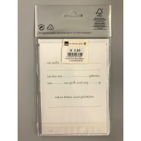 Geburt Ereignis Geburtsanzeige 5 Karten 5 Umschläge...
