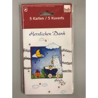 Geburt Ereignis Danksagung Geburt 5 Karten 5...