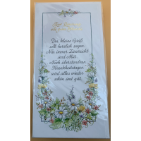 A Genesung Grußkarte mit Umschlag DIN Lang  Spruch...