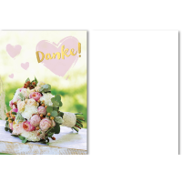 Danksagung 5 Danksagungen mit 5 Umschlägen Hochzeit