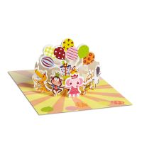 Ohne Text -  PopUp-Card - Klappkarte mit 3D-Innenleben -...