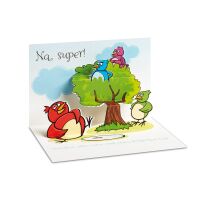 Allgemeine Wünsche 3D Pop-Up Grußkarte mit...